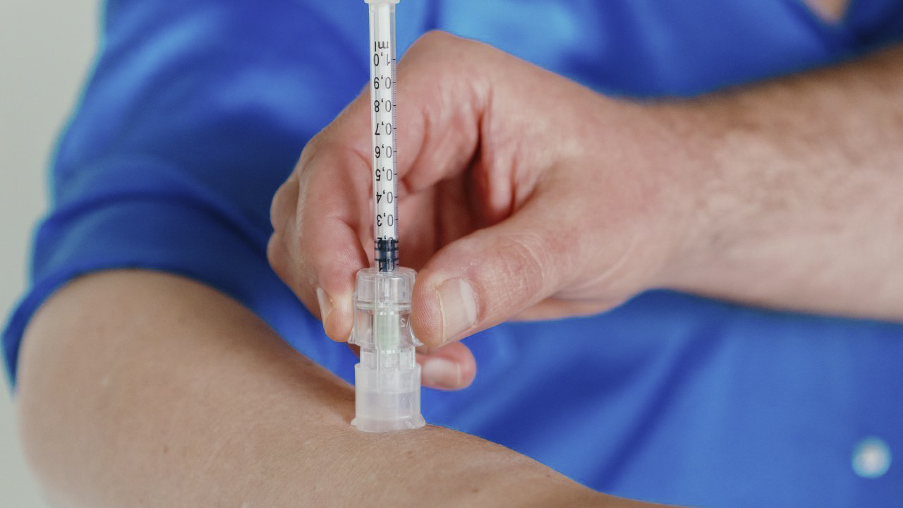 VAX-ID injection in lower arm